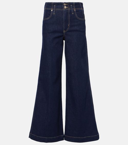 Frame The Seamed Wide high-rise jeans