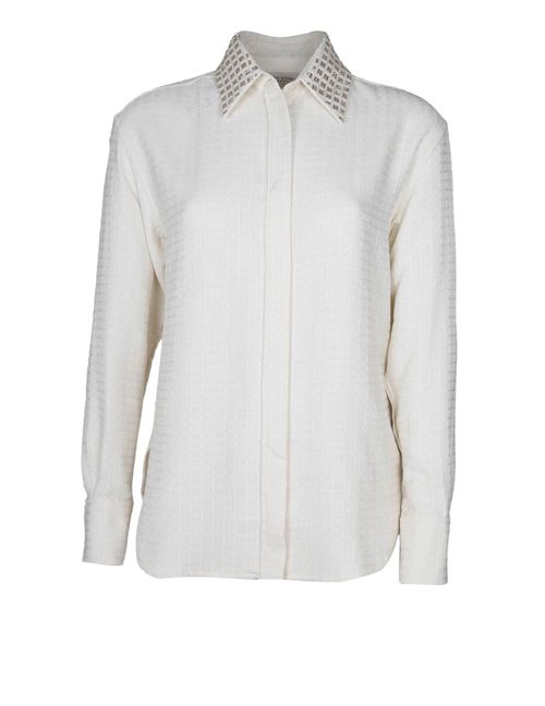 Regular Cotton Shirt With 3d Check Print