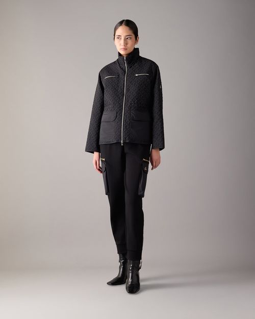 Moose Knuckles - Women's Lakeshore Jacket - Color: Black Monogra
