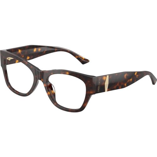 Jimmy Choo Mujer Jimmy Choo JC3063U 5002 Monturas ópticas Acetato Tortuga Transparente Pillow Norma