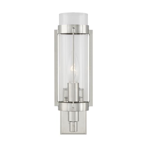 Visual Comfort Studio Flynn Bathroom Vanity Light in Polished Nickel by Ralph Lauren