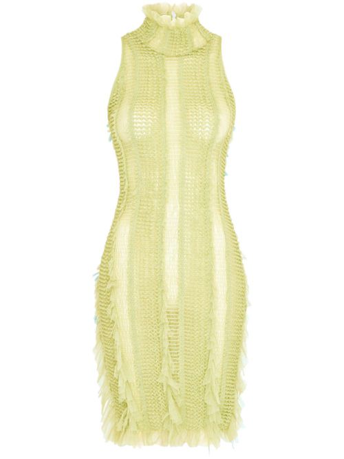 Angel mini dress - Green