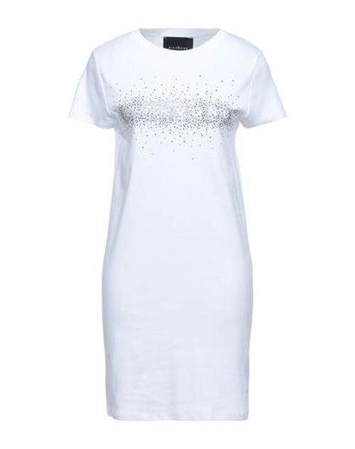Woman Mini dress White Size M Cotton