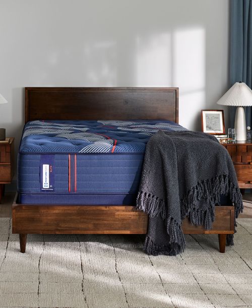 "Posturepedic Elite Brenham Ii 14"" Ultra Firm Tight Top Mattress Set - Queen Split"