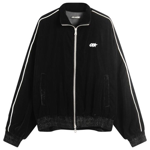 Men's Velour Track Jacket Black