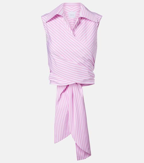 Striped cotton top