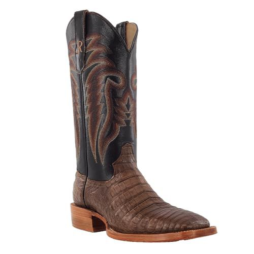 R. Watson Boots R. CoCo Caiman Belly Boots Brown