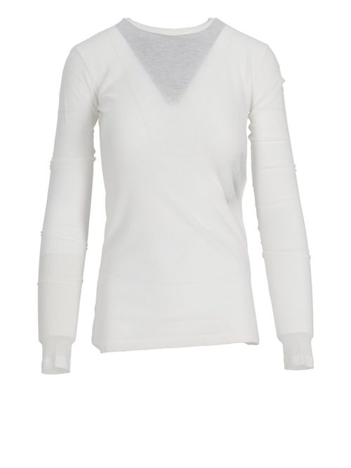 Off White Long Sleeves T-Shirt