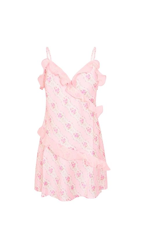 LoveShackFancy Tween Mini Lomina Dress in Pink. - 8 also , 9, 10