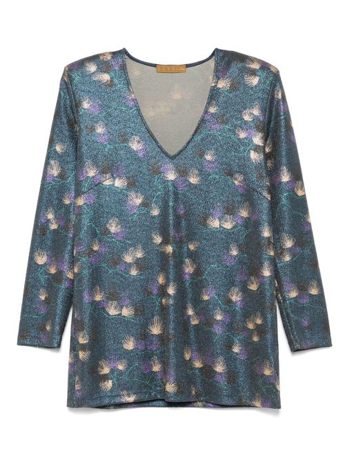 Printed top - Blue