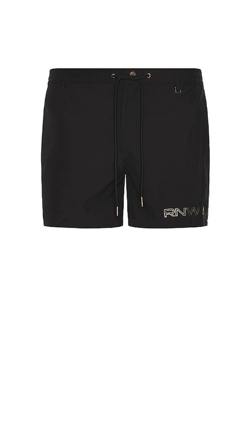 Runaway The Label Amalfi Boardshort in Black.  S. Also in L, M, XL/1X