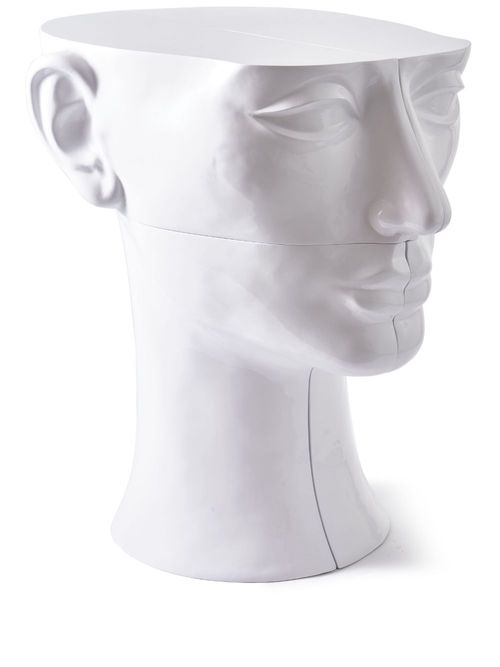 POLSPOTTEN Head Right Bottom lacquered-finish sculpture - White 510070121