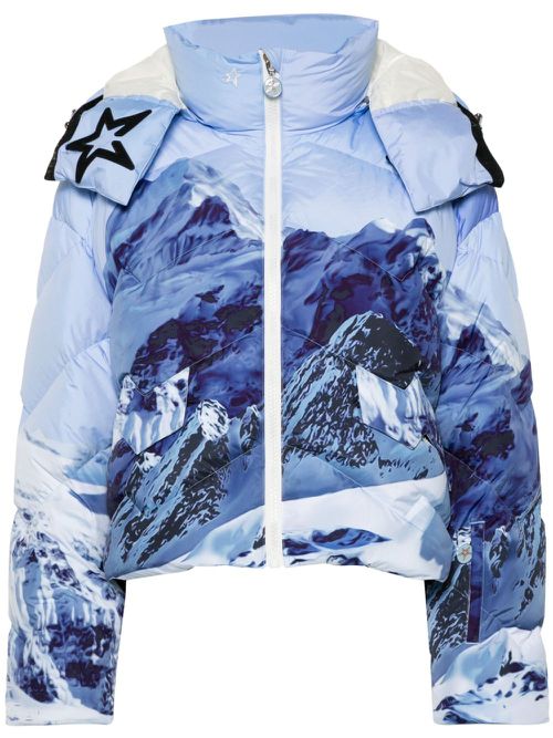 Mountain puffer ski jacket - Blue