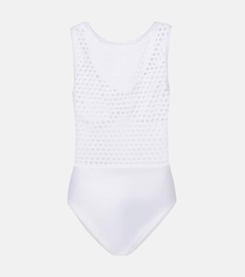Aster open-knit swimsuit