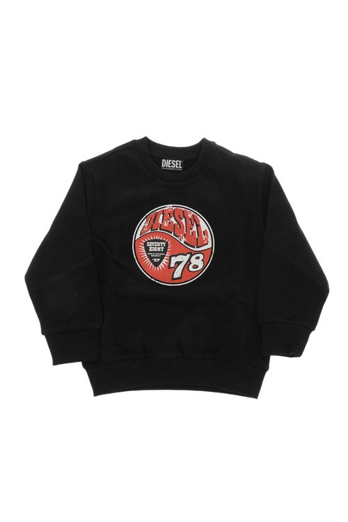 Kids Black Logo Sweatshirts 1
