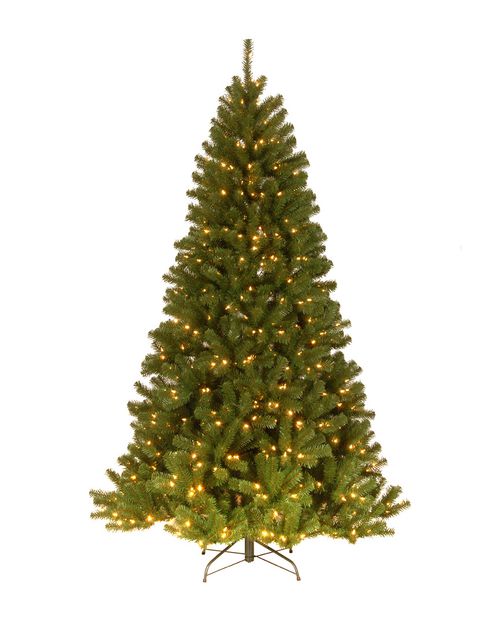 National Tree Company 6.5ft North Valley Spruce Tree with 450 Clear Lights