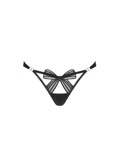 Bluebella Annabel Open-Back Panty Black
