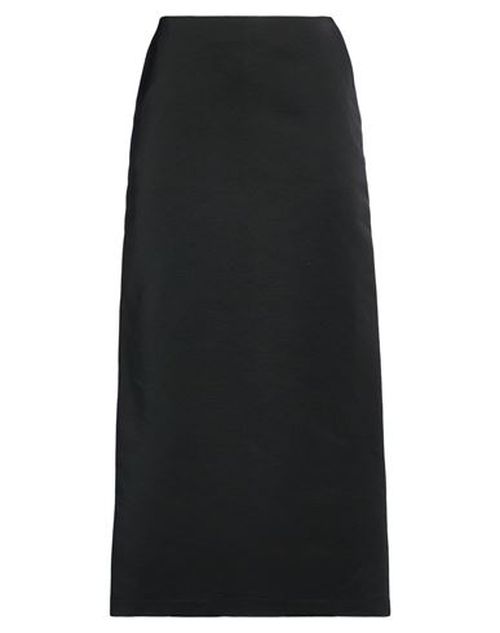 Co. go Woman Maxi skirt Black Size 10 Polyester, Cotton