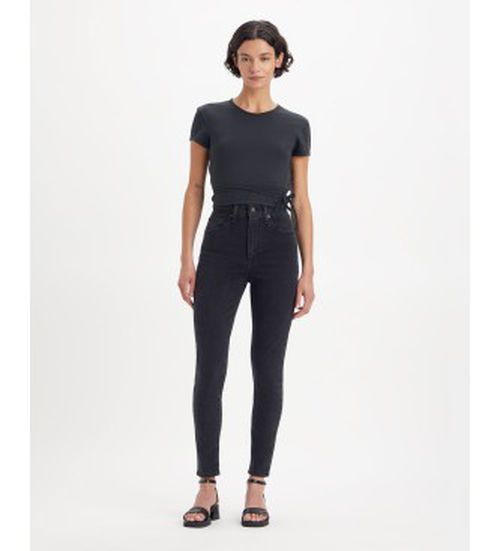 Levi's for woman. A5758-0005 Jeans Retro High Skinny black (27/30), Casual, Cotton
