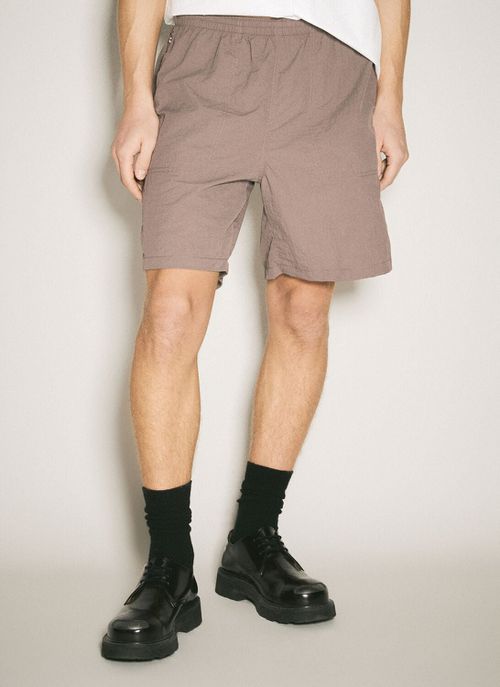 Crease-effect Shorts