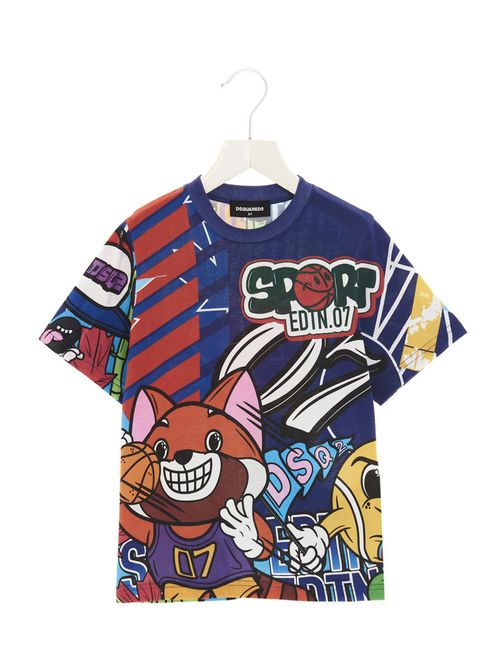 Boys Multicolor Graphic T-Shirt
