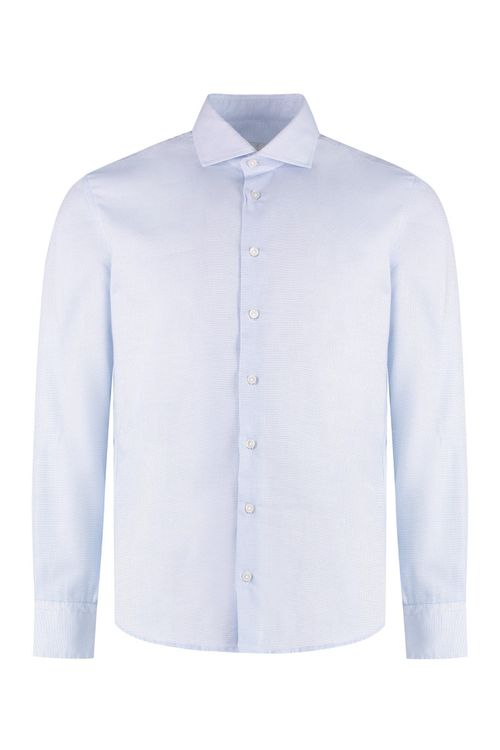 Light Blue Textured Shirt