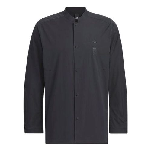 Premium Woven Sport Long Sleeve Shirt Asia Sizing 'Black'