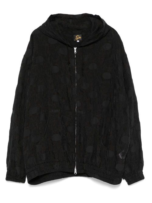 Needles zip-up hooded jacket - Black
