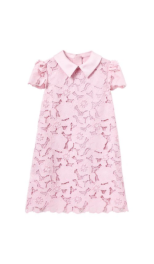 Self-portrait Kids Flower Lace Dress in Pink. 4/5T also /6T, 6/7