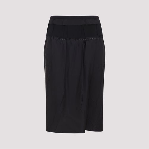 Ruffled Midi Skirt