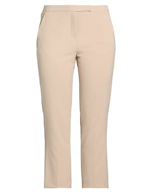Woman Pants Beige Size 10 Polyester, Polyurethane
