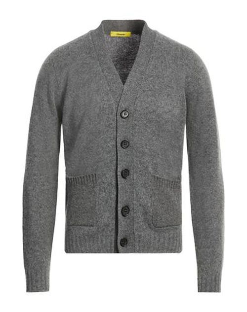 Man Cardigan Grey Size 38 Lambswool