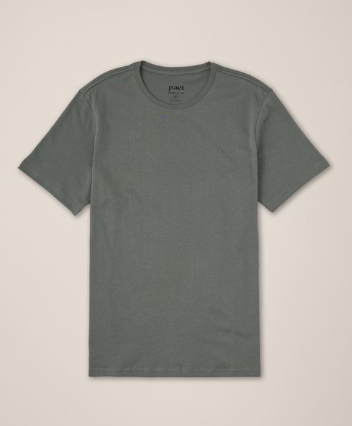 Men's Castor Green Softspun Essential Crewneck Tee