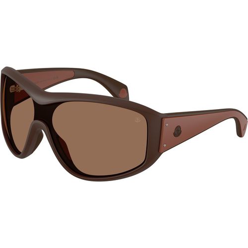 Moncler Unisex Moncler ME8016U THYRA 503573 Gafas de sol Inyectado Marrón Marrón Redonda Norma