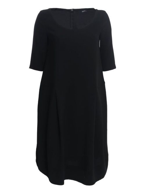 Round-neck dress - Blue