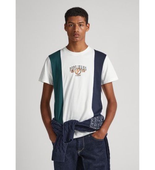 Pepe Jeans for man. PM509132 Woody T-shirt (M), White, Casual, Cotton, Short sleeve