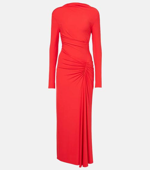 Ferrera ruched jersey maxi dress