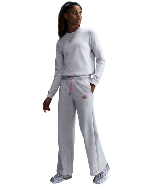 Women's Club Bow-Trim Sweatpants - B Hthr/mds
