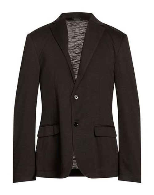 Man Blazer Black Size 42 Polyester, Viscose, Elastane