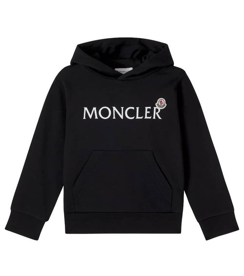 Logo cotton jersey hoodie