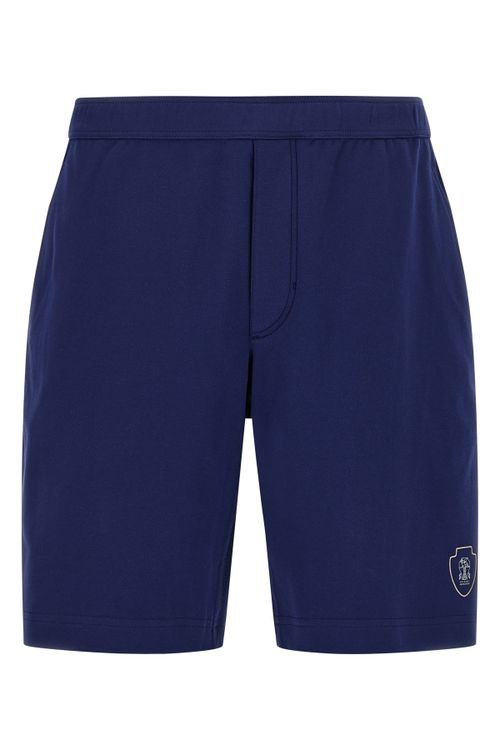 Interlock Cotton Bermuda Shorts