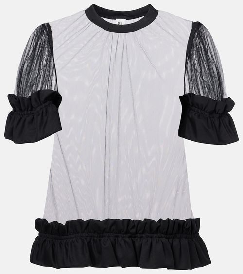 Sheer tulle top