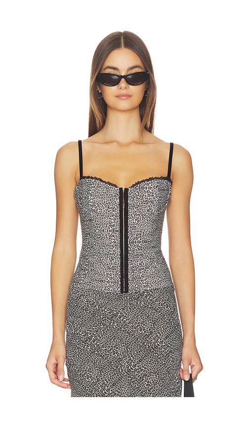 Bella Venice The Caroline Corset in Charcoal,Brown. S. Also in
