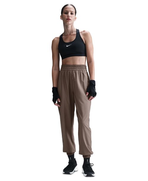 One Women's Dri-fit Woven High-Rise 7/8 Joggers - Minkbn/bla