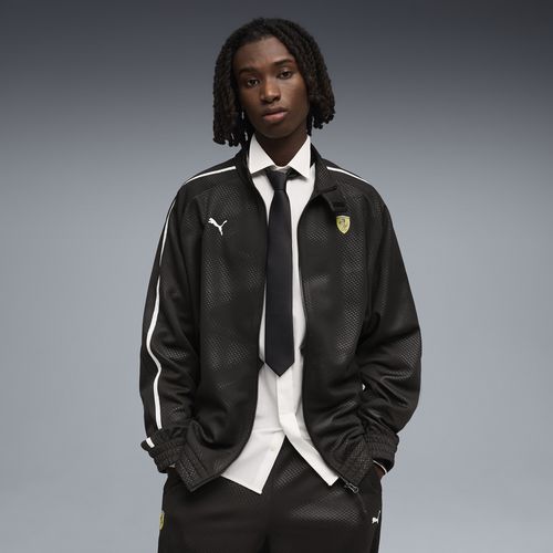 PUMA Scuderia Ferrari Men's T7 Oversized Track Jacket in Black