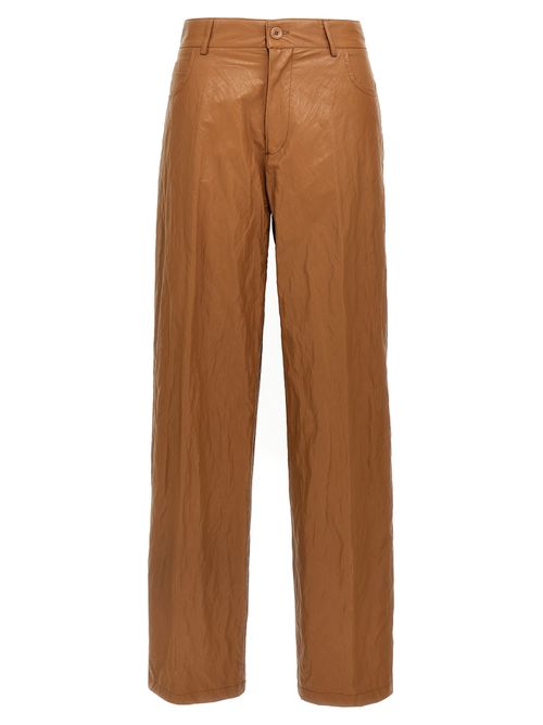 Leather-Effect Pants