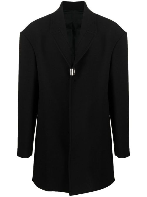 Single-breasted coat - Black