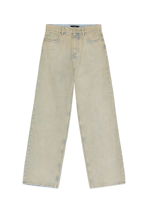 Amiri Washed Baggy Jean in Blue
