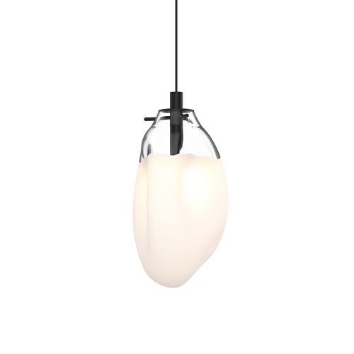 Liquid 11" Pendant Light in Satin Black