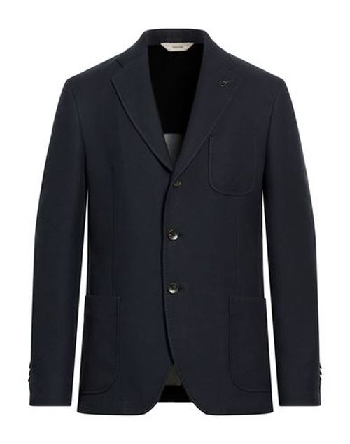 Man Blazer Midnight blue Size 40 Cotton